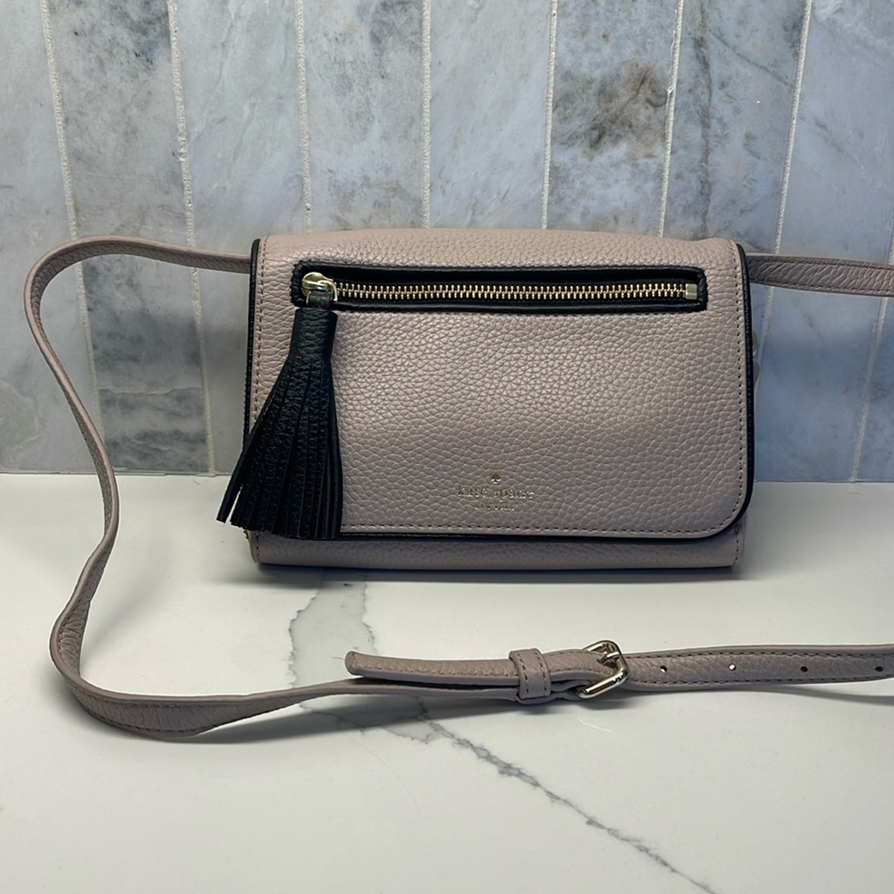Kate Spade New Crossbody Bag with black front tassel